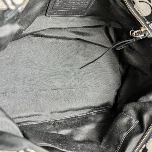 COACH Soho Signature Tote Satchel – Black & Gray (Style 13117) - Picture 6 of 6